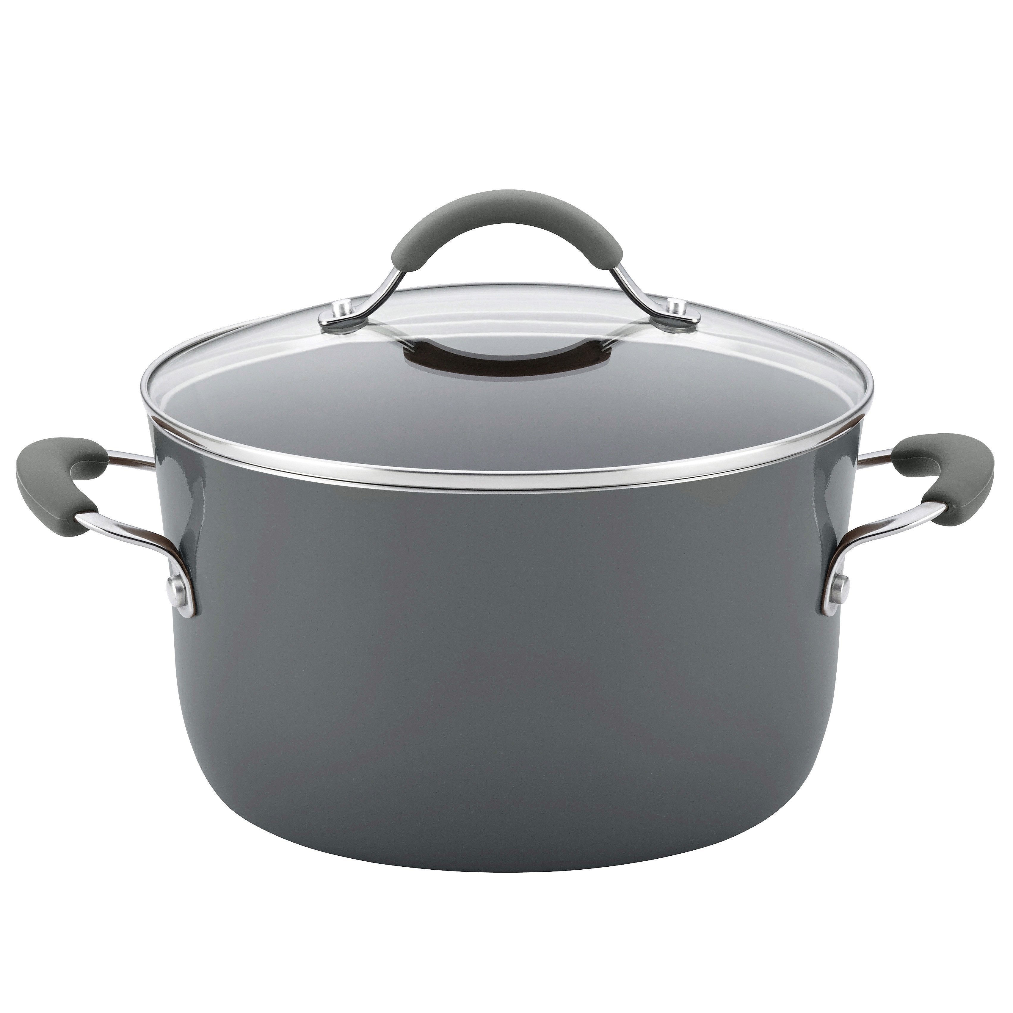 Rachael Ray Cucina Hard Enamel Nonstick 12-Piece Cookware Set