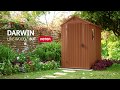 Darwin Shed 6x4ft - Brown