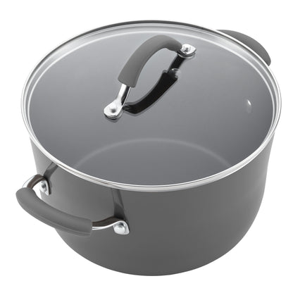 Rachael Ray Cucina Hard Enamel Nonstick 12-Piece Cookware Set