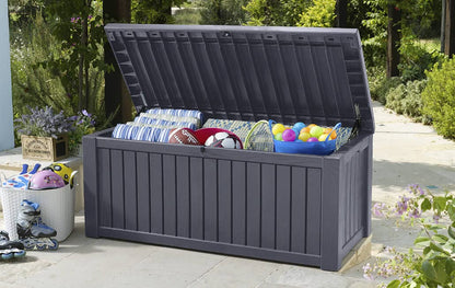Keter pillow box Rockwood, Gray (Anthracite), 570L
