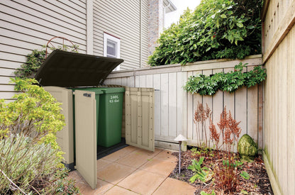 Keter Store It Arc Outdoor Garden Shed, 1200 Litres, Taupe/Beige